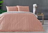 Easy Cotton Glimmer Nevresim Takımı Çift Kişilik - Somon