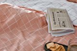 Easy Cotton Glimmer Nevresim Takımı Çift Kişilik - Somon
