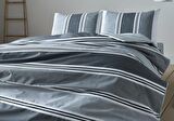 Easy Cotton Nevresim Takımı Listra Tek King Size - Gri