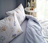 Easy Cotton Nevresim Takımı Flourish Çift King Size - Krem