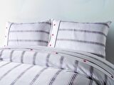Marine Nevresim Takımı Meridian Tek King Size - Beyaz