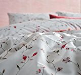 Ranforce Nevresim Takımı Elegan Çift Kişilik - Beyaz