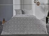 Ranforce Polka Nevresim Takımı Tek King Size - Gri