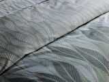 Ranforce Leaf Nevresim Takımı Çift King Size - Yeşil