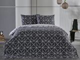 Ranforce Polka Nevresim Takımı Çift King Size - Antrasit