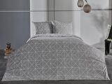 Ranforce Polka Nevresim Takımı Çift King Size - Gri