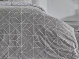 Ranforce Polka Nevresim Takımı Çift King Size - Gri