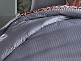 Saten Artline Nevresim Takımı Çift King Size - Gri