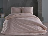 Saten Artline Nevresim Takımı Çift King Size - Krem