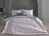 Saten Artline Nevresim Takımı Çift King Size - Beyaz