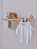 Doqu Home Panda Figürlü Havlu Panço - Piny Bebek Havlu Panço - Panda - Pamuk