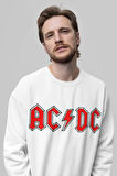 Tasarım AC DC  Müzik Grubu Baskılı Unisex Oversize Sweatshirt