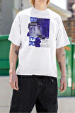 He Is Back Justin Bieber Baskılı Unisex Tişört, Oversize Şarkıcı Tişört