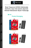 Özel Tasarım COTECi Nintendo Switch 2 Joy-Con Şarjlı Aparatı Konsol Donanımı Oyun Tutacağı