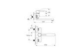 Artema Minimax S A42095 Eviye Bataryası (Duvardan), Krom