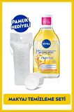 Nivea Aydınlatıcı Serum Içerikli Micellar Makyaj Temizleme Suyu 400ml, Pamuk Hediyeli