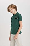 DeFacto Erkek Çocuk Waffle Kısa Kollu Polo Tişört C1594A824SMGN259