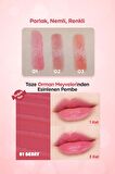 Şeker Gibi Parlayan ve Nemlendiren Dudak Balmı A'PIEU The Pure Candy Color Balm (No.02 Plum)