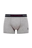 U.S. Polo Assn. Erkek 3Lü Boxer Lacivert-Gri Melanj-Beyaz