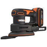 WORX WX822 20Volt 2.0Ah. Li-ion Şarjlı Profesyonel Üçgen Mouse Zımpara
