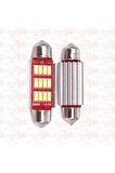2 Adet Oto Tavan Led Ampül Plaka Led Sofit Led 39mm Beyaz