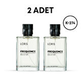 Loris 2 Adet K-274 Frequence Kadın Parfüm 50+50 Ml