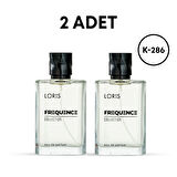 Loris 2 Adet K-286 Frequence Kadın Parfüm 50 Ml