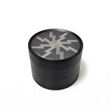 Siyah 63mm Tütün Baharat Alloy Herbal Öğütücü Parçalayıcı ps93msy