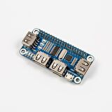 4 Port USB HUB HAT (Raspberry Pi için)