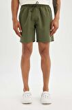 DeFacto Regular Fit Kısa Boy Deniz Şortu D4073AX24HSKH172
