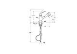 Artema Harmony XL A42147 Pull-Out Eviye Bataryası, Krom