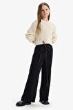 Kız Çocuk Wide Leg Geniş Paça Pamuklu Pantolon