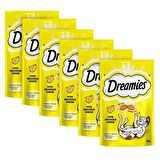 Dreamies With Cheese Peynirli Granül Yetişkin Kedi Ödülü 6x60 g 
