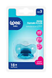 Wee Baby Akide Damaklı Emzik No:3 - Mavi