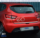 Renault Clio 4 HB Krom Stop Alt Çıta 4 Parça P.ÇELİK 2012 SONRASI