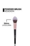 Flormar Pudra Fırçası Allık Fırçası Çok Amaçlı Makyaj Fırçası Konik Uçlu Silindir Powder Brush