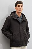 Regular Fit Kapüşonlu Mont