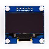 1.3 inç 6 Pinli SPI İletişimli OLED LCD Modülü