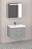 MARİA 80 CM BANYO DOLABI WİNDOW GRİ  - BOY DOLAP HARİÇ 