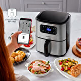 Homend Airfrday 2503H 8 Farklı Program Dokunmatik Ekran 4,2 Litre Smart Airfryer (Wi-Fi ile Kontrol)