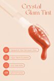 Yapışkanlık Hissi Vermeyen Yoğun Işıltılı Tint Clio Crystal Glam Tint (02 Summer Apricot)