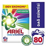 Ariel Aqua Pudra Dağ Esintisi Parfümlü Renkliler İçin Toz Çamaşır Deterjanı 12 kg 80 Yıkama