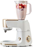 Karaca Maestro Chef Mutfak Şefi Et Kıyma Makinesi Ve Smoothie Blender 1000 W 4 Lt 7 In 1 Beyaz