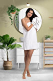 Kadın /erkek Banyo Ve Baş Havlusu Hamam Seti %100 Pamuklu |banyo Havlu Takımı