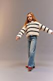 DeFacto Kız Çocuk Wide Leg Geniş Paça Jean Pantolon D9157A825SPNM28