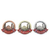 Dodes İstanbul Temalı Metal Magnet Sultanahmet Yuvarlak Tasarımlı