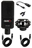 Midex MX-2020 Condenser +48V Stüdyo Ses Kayıt Mikrofonu