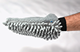Polikur 3224 Mikrofiber Güderi Oto Kurulama Bezi & Spark 7050 Şönil Oto Temizlik Eldiveni (2'li SET)