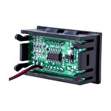 0.56 inç 0-100v 3 Kablolu DC Yeşil Voltmetre