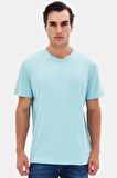 Ds Damat Comfort Turkuaz %100 Pamuk T-Shirt 6HC14ORT02005